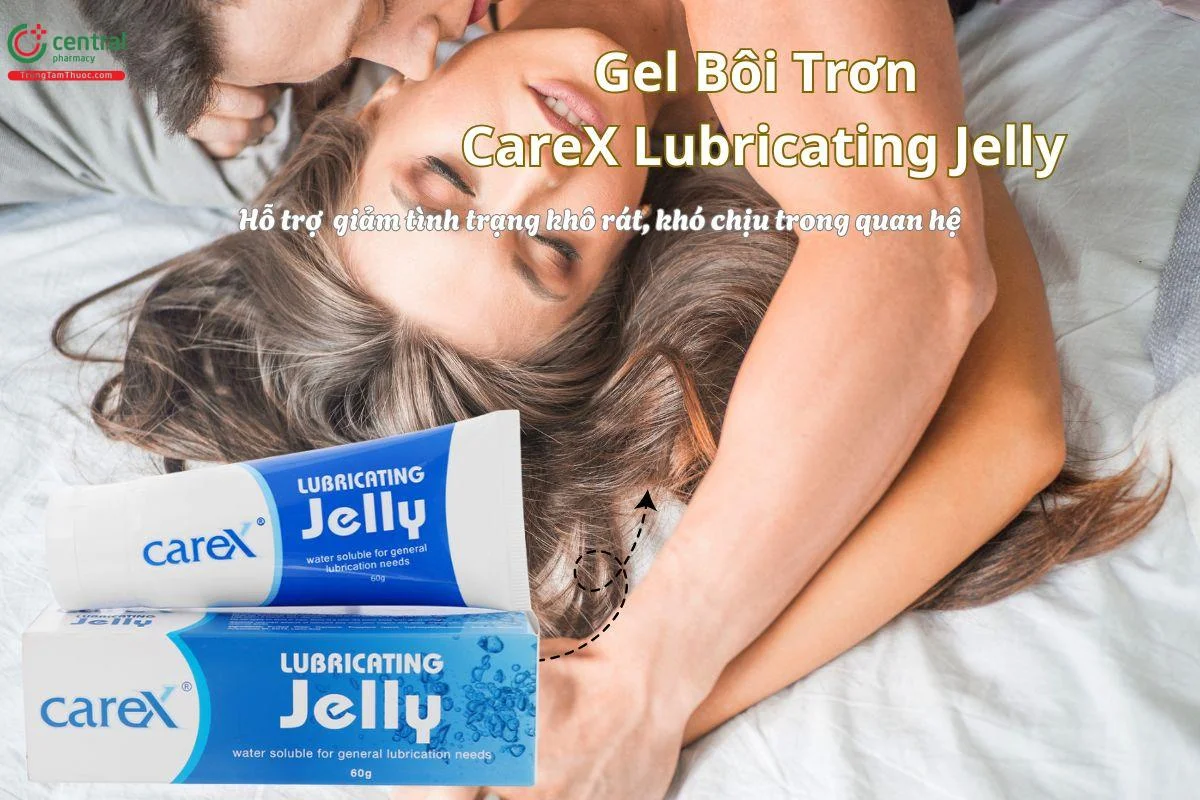 Gel Bôi Trơn CareX Lubricating Jelly giảm khô, khó chịu khi quan hệ