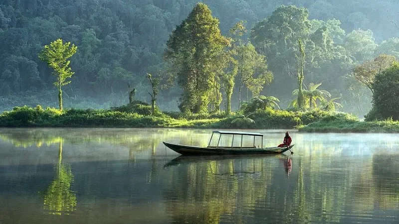 Hình ảnh làng quê yên bình trên con đò lênh đênh - hình 5