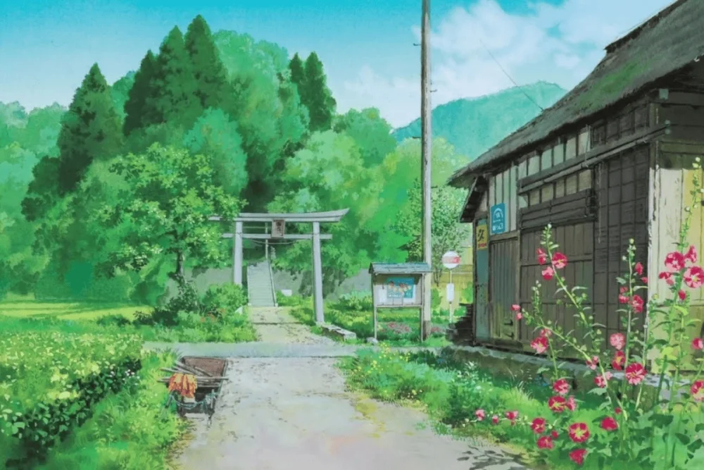 Anime thiên nhiên yên bình lan tỏa hơi ấm nhẹ nhàng
