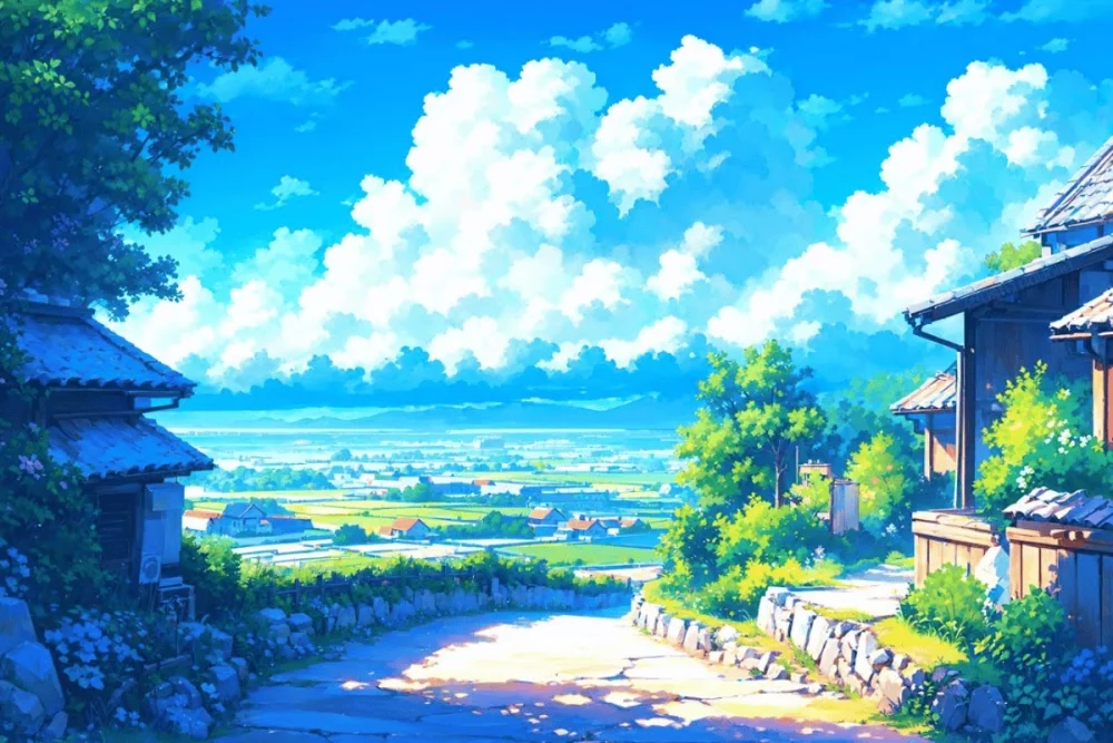 Anime làng quê hòa nhịp bình yên mỗi khoảnh khắc