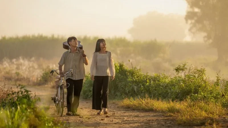 Hình ảnh bình yên góc đường làng - hình 6