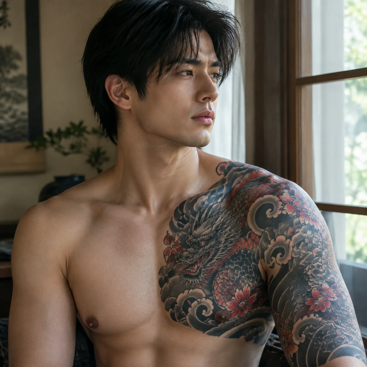 Tuyển chọn hình xăm nhật cổ — hình 21