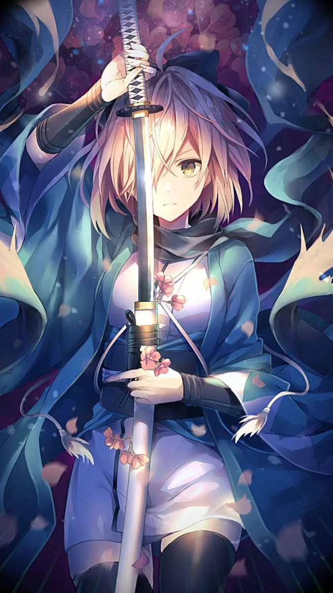 Hình nền điện thoại anime nữ ngầu