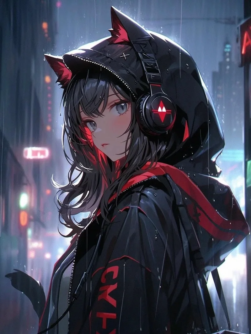 ảnh anime girl ngầu lòi