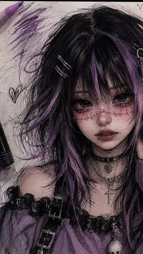 75 Ảnh Ác Quỷ Anime Nữ Ngầu mang sừng nhỏ đuôi nhọn và ánh mắt ma mị