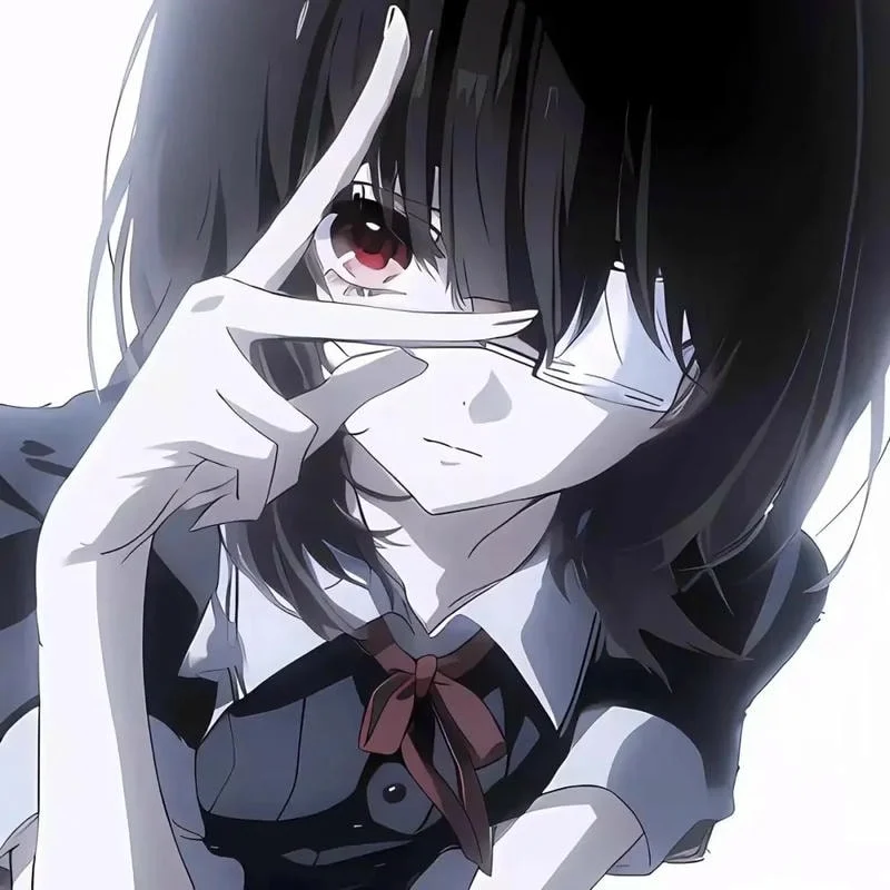 hình anime nữ phong cách dark