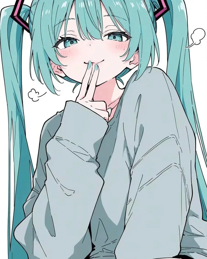 hình anime nữ tóc dài ngầu