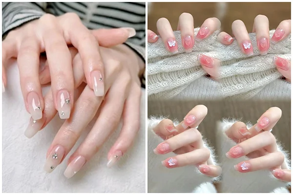 20+ Mẫu Nail Hồng Thạch Nhẹ Nhàng, Nữ Tính