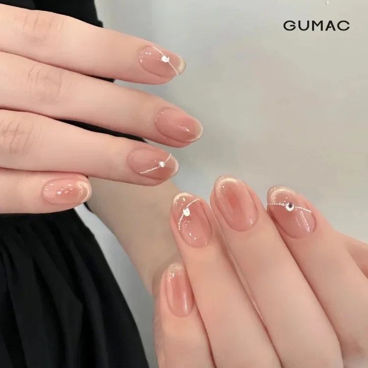mau nail ngan nhe nhang