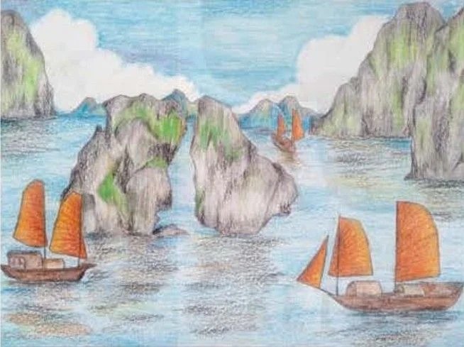 Tranh Vẽ Vịnh Hạ Long