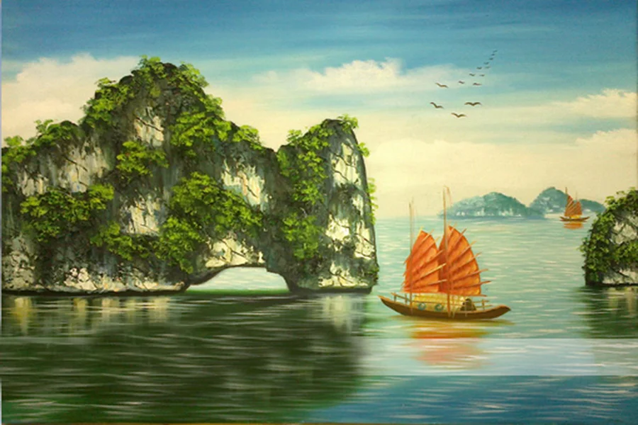 Vẽ Tranh Tường Vịnh Hạ Long | Bảng Giá Cập Nhật 2026 (2)
