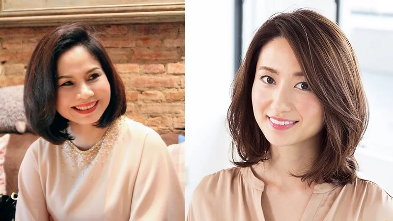 Two women with short hairstyles (2)