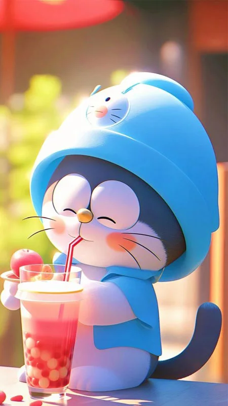 Hình Doremon cute phô mai que - hình 4