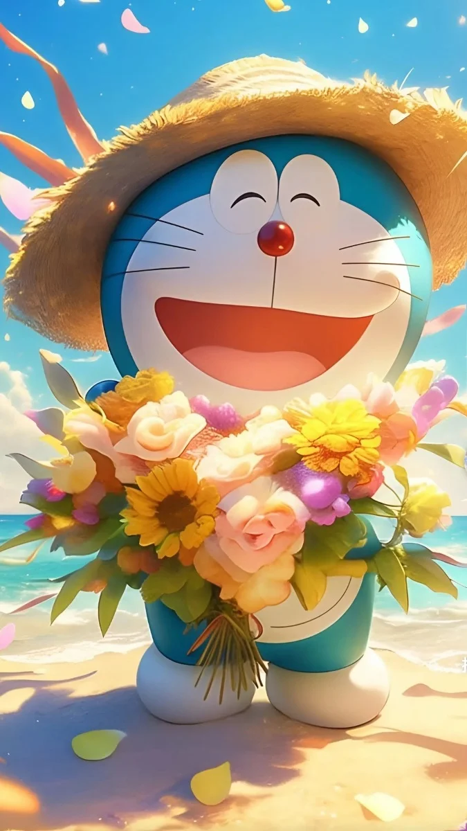 Hình nền Doraemon cute phong cách