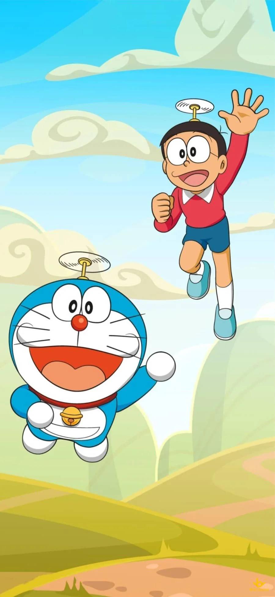 Hình Nền điện Thoại Doremon Và Nobita