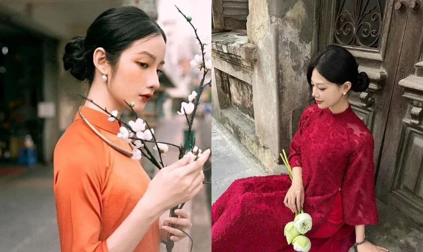 Kiểu tóc búi thấp mềm mại. (Ảnh minh họa)