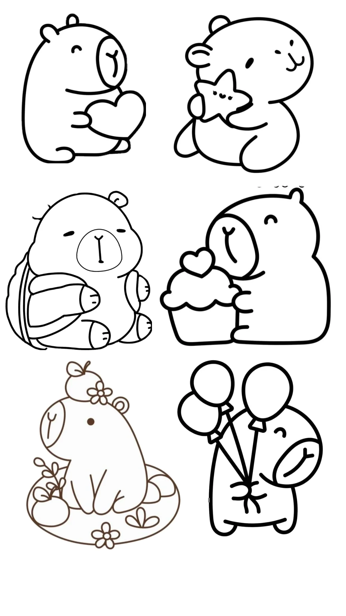 200+ tranh tô màu chibi cute, đơn giản dễ tô, tải xuống miễn phí