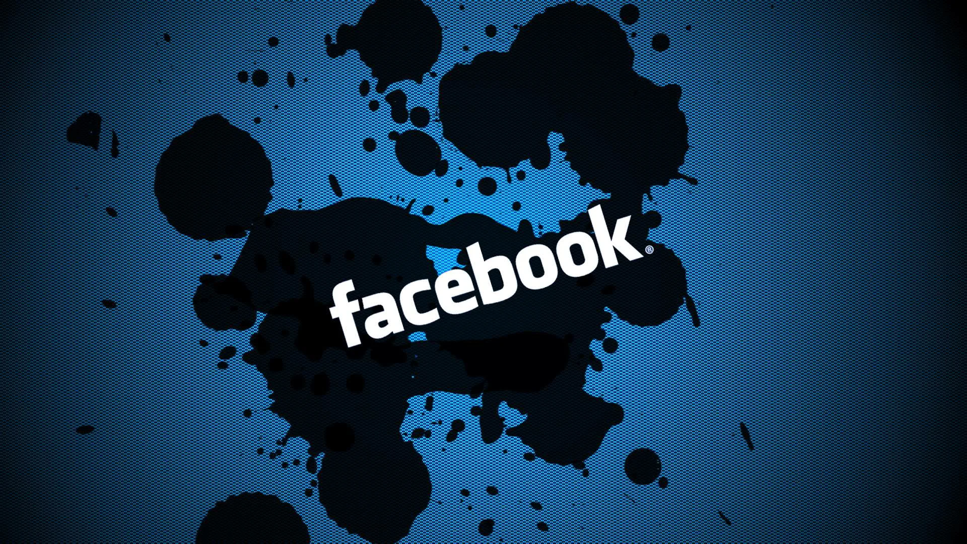 Hình nền facebook phong cách graffiti màu xanh và đen nghệ thuật