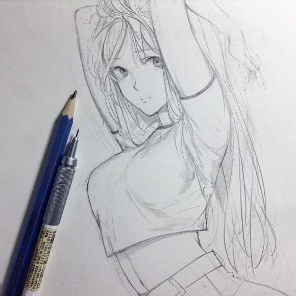hình vẽ cách vẽ anime