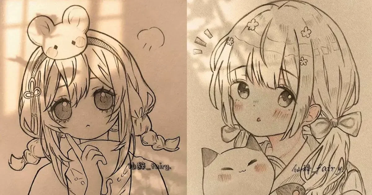 Cách vẽ Anime nam, nữ cực đơn giản bất kỳ ai cũng vẽ được