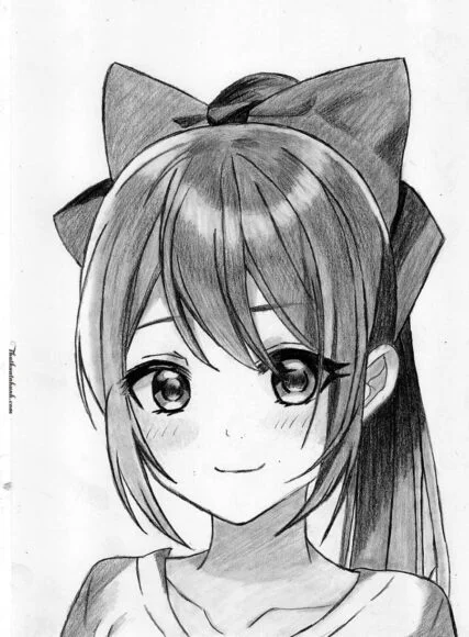 Hình vẽ anime nữ
