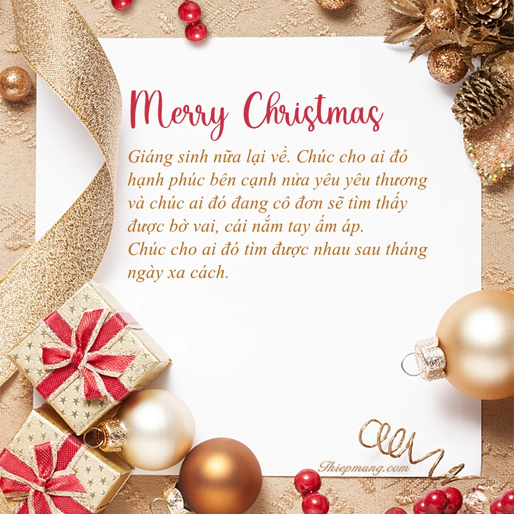 Hình ảnh chúc mừng Giáng sinh đẹp và ý nghĩa nhất
