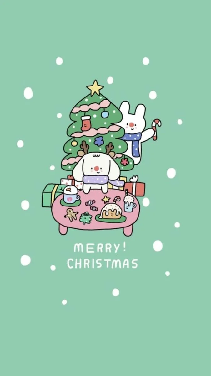 Hình nền Giáng sinh cute cho điện thoại (10)