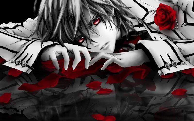 ảnh lạnh lùng của chàng trai anime
